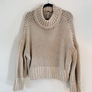 Free People Chunky Knit Sweater